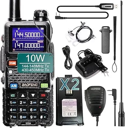 BAOFENG 5RM 10W Handheld Ham Radio Two Way Radio