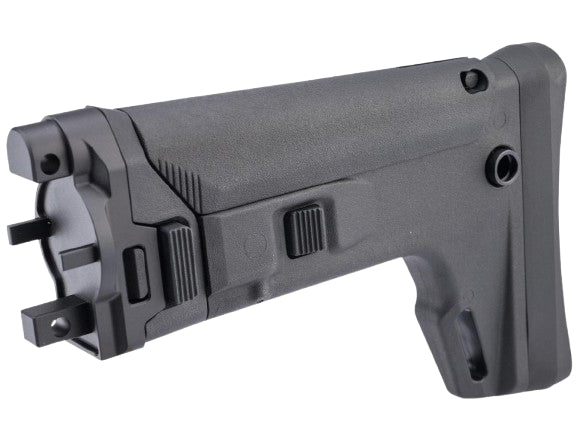 5KU Adjustable ACR Style Folding Stock for CYMA Platinum SMG9 Airsoft Electric Submachine Gun (Color: Black)