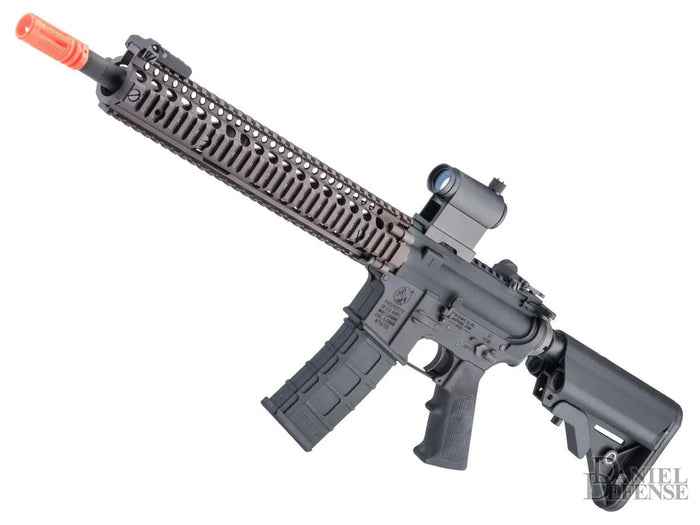 GHK Colt Licensed M4A1 SOPMOD Block 2 Gas Blowback Airsoft Rifle w/ EMG Daniel Defense RISII Rail by Cybergun (Length: 14.5")