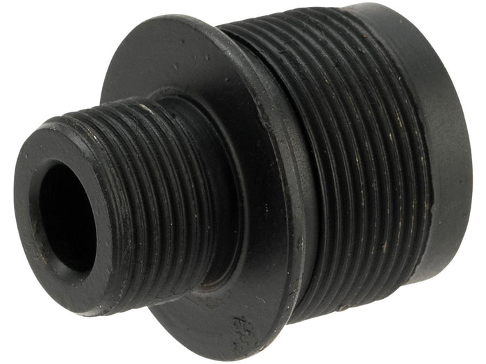 KJW Mock Silencer Adapter for KC02 Series Airsoft Sniper Rifles - 14mm Negative
