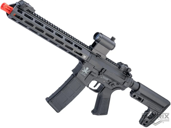 Matrix "Calico Jack" Polymer M4 Airsoft AEG Rifle w/ M-LOK Handguard & MOSFET (Model: Carbine / M4 Stock / Black)