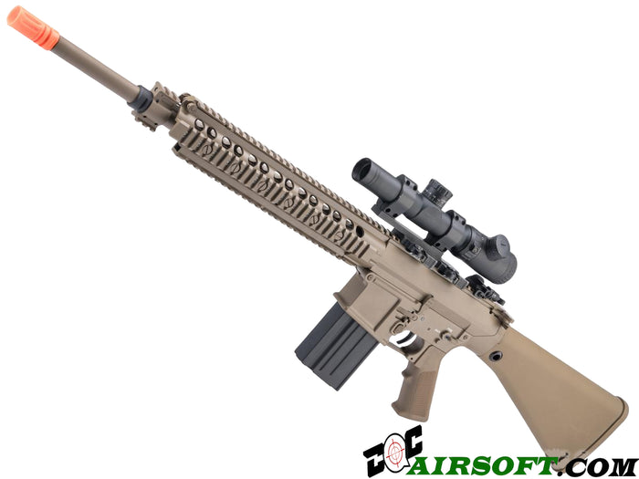 E&C Airsoft MK110 Precision Rifle Airsoft AEG Designated Marksman Rifle (Color: Dark Earth)