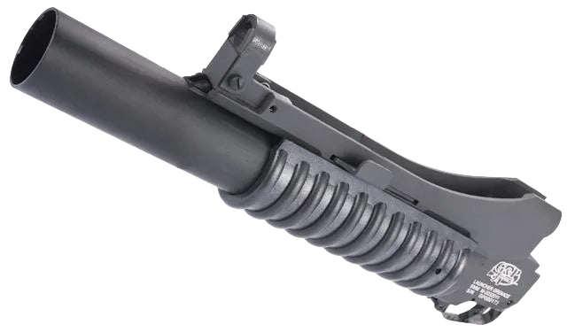G&P Military Type M203 Grenade Launcher for M4 Series Airsoft Rifles (Color: Black / Long)