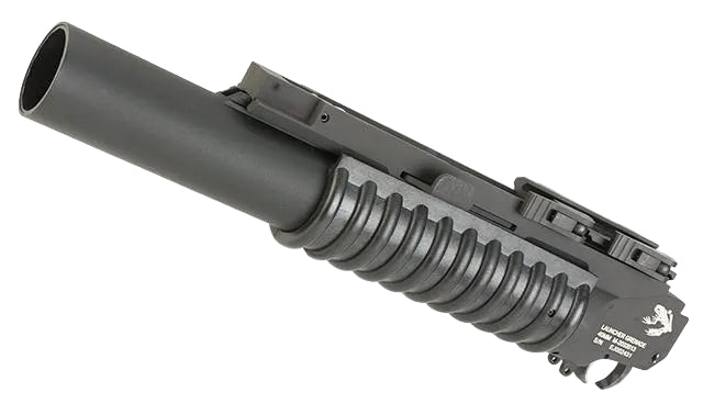 G&P Airsoft Rifled Barrel M203 Grenade Launcher w/ QD Cam Lock Mount and Grenade Shell (Type: Skull Frog / Long)