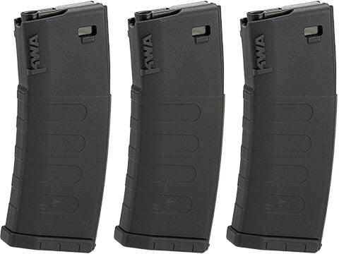 KWA K120C Variable Capacity 30 / 120 Round Magazines for KWA ERG / AEG2.5 / AEG3 Rifles (Qty: 3 Pack)