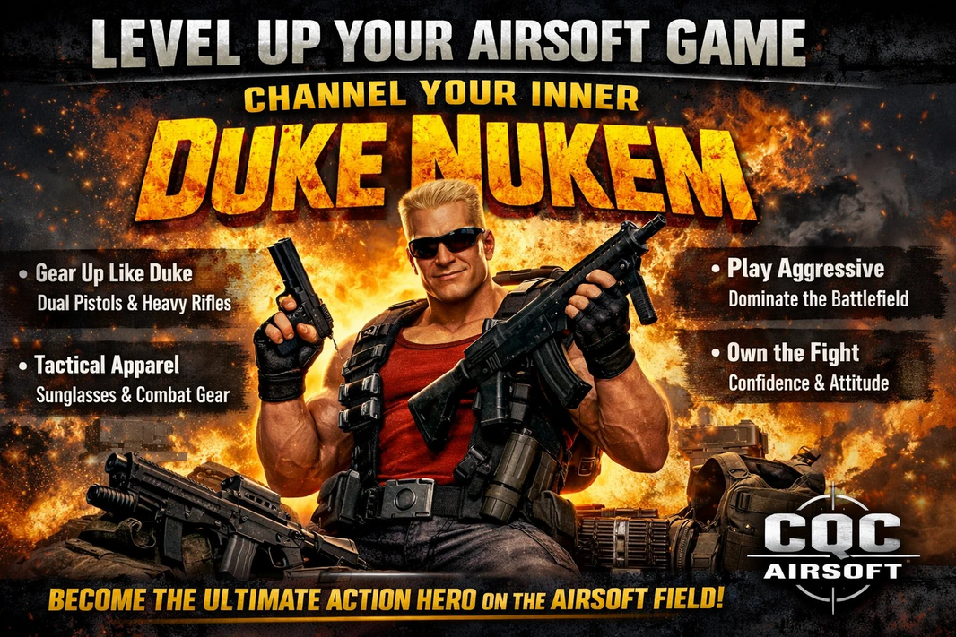 Level Up Your Airsoft Game: Channel Your Inner Duke Nukem