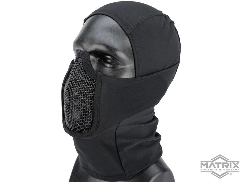 Matrix Shadow Fighter Hood Headgear w/ Mesh Mouth Protector image 0