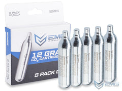 EMG 12 Gram CO2 Cartridge for Airsoft and Air Gun (Size: Box of 5) image 0