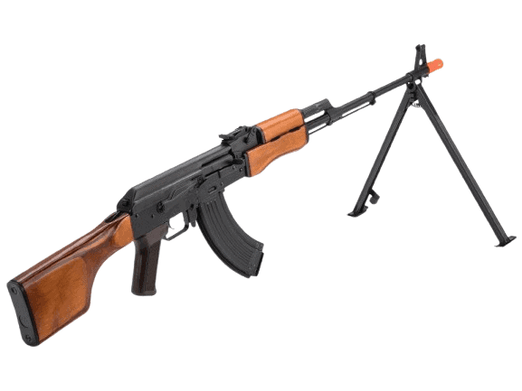 LCT Stamped Steel RPK Airsoft AEG LMG w/ Real Wood Furniture