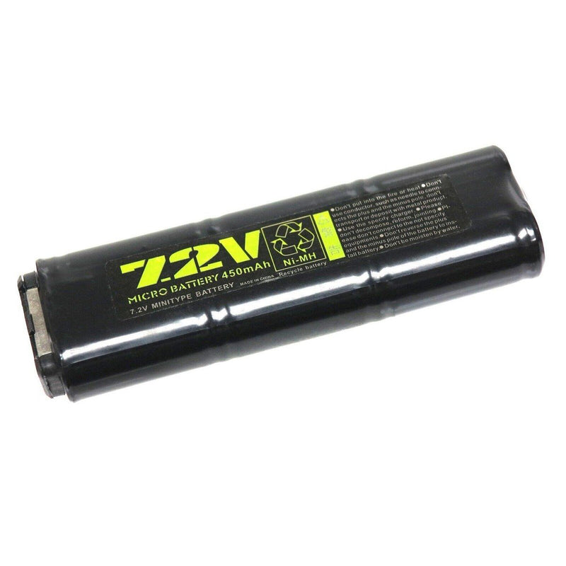 Spare 7.2V 450mAh Ni-MH Rechargable Micro Battery for MP7 / R4 Series Airsoft AEP AEG image 0