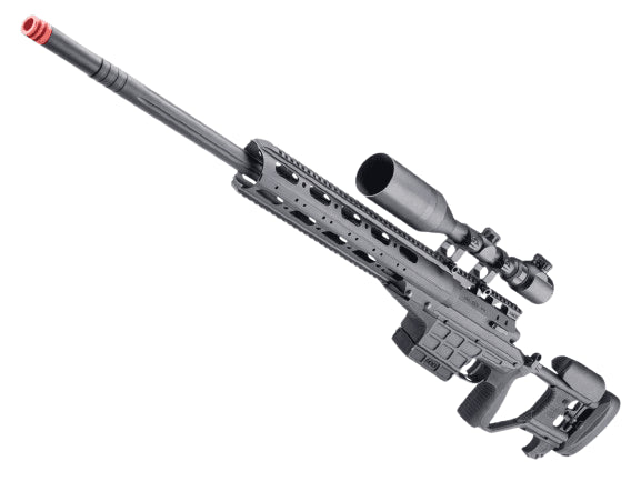 Double Eagle SAKO Licensed TRG M10 Bolt Action Airsoft Sniper Rifle (Color: Black)