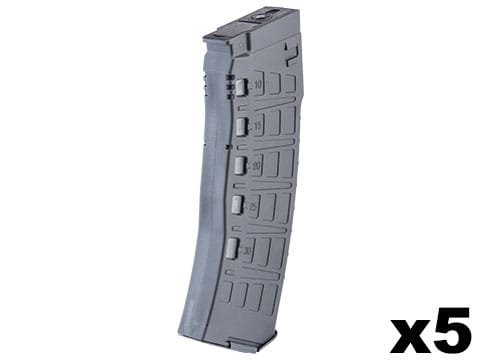 Arcturus 550rd Hi-Cap AK-12 Magazine for AK Series Airsoft AEG Rifles (Package: 5 Pack) image 0