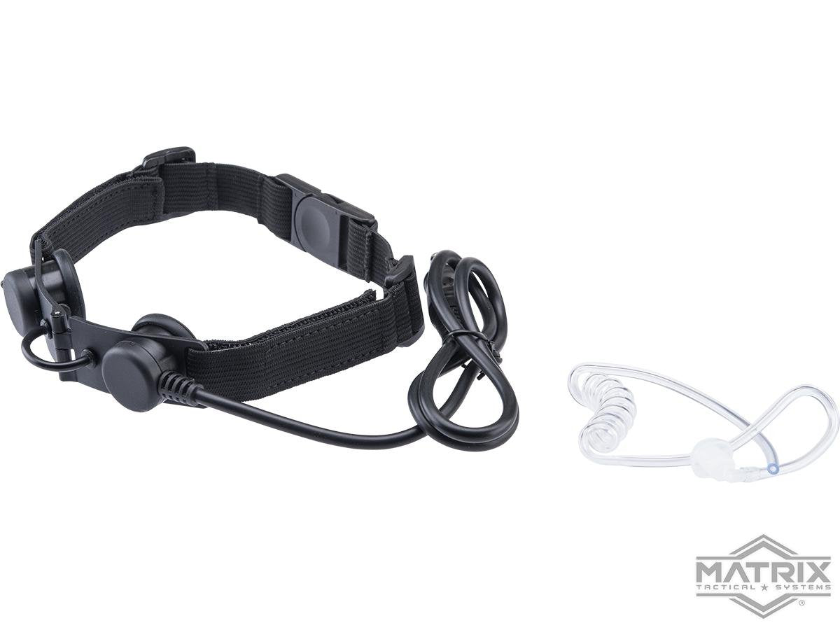 Matrix Tactical Throat Microphone w/ Ear Piece & Extension image 0