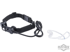 Matrix Tactical Throat Microphone w/ Ear Piece & Extension image 0