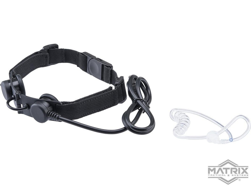 Matrix Tactical Throat Microphone w/ Ear Piece & Extension image 0
