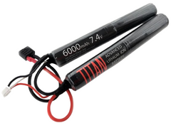 Titan Power 7.4v 6000mAh 16C Nunchuck Type Li-Ion Battery (Model: Standard Deans) image 0