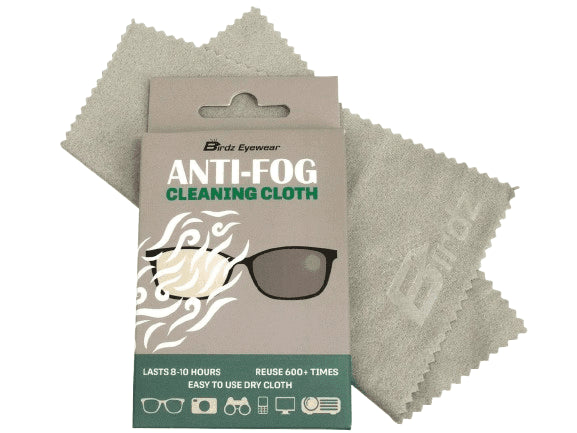 Birdz Eyewear Reusable Dry Anti-Fog Cloth