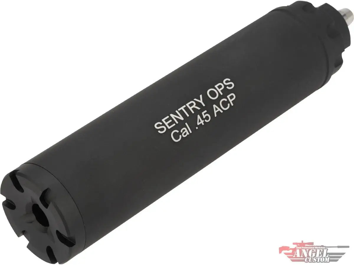 Angel Custom Sentry Mock Suppressor for 16mm Threaded Barrels (Model: Black / Power UP)
