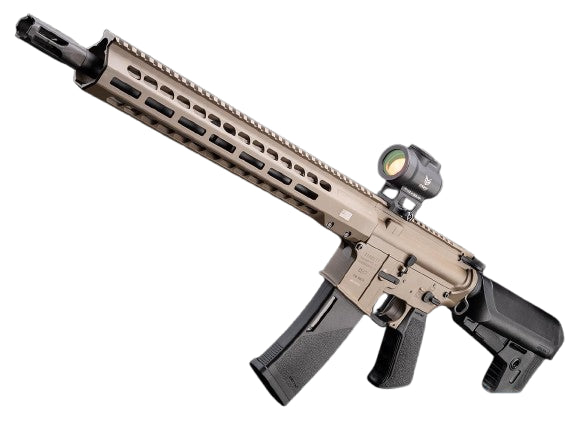 EMG X Krytac BARRETT Licensed REC7 MK3 Airsoft AEG Rifle (Model: FDE Carbine / 400 FPS / Gun Only)