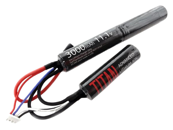 Titan Power 11.1v 3000mAh 16C Nunchuck Type Li-Ion Battery (Connector: Standard Deans)