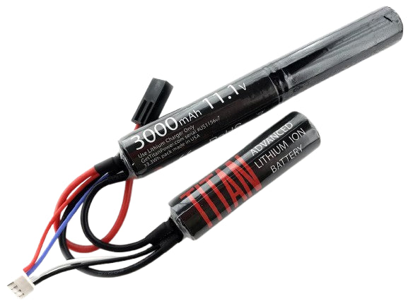 Titan Power 11.1v 3000mAh 16C Nunchuck Type Li-Ion Battery (Connector: Small Tamiya)