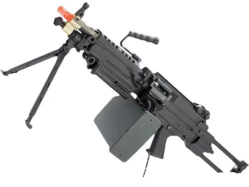 A&K/Cybergun FN Licensed M249 MINIMI SAW Machine Gun w/Metal Receiver MK II Para