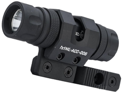 ARES Offset Flashlight / Laser Ring Mount for Rail Systems (Type: Light / M-LOK) image 0