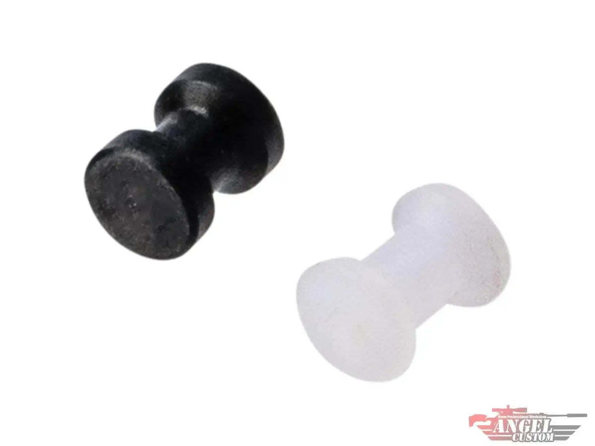 Angel Custom CNC "H-Hop" Hopup Spacer For All Airsoft AEG (Set of 2 / Black & Clear)