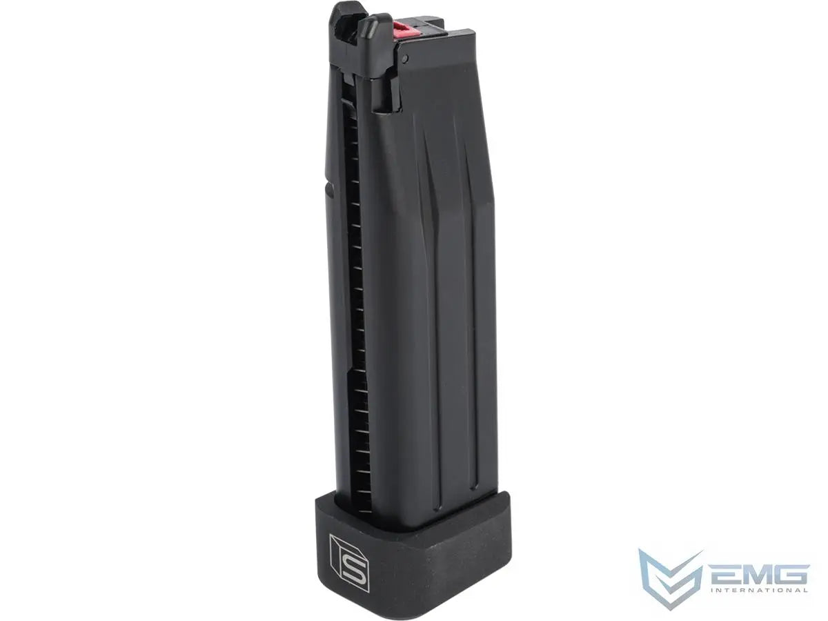 EMG Salient Arms International 30 Round Magazine for SAI 2011 Gas Airsoft Pistol (Color: Black / Green Gas)