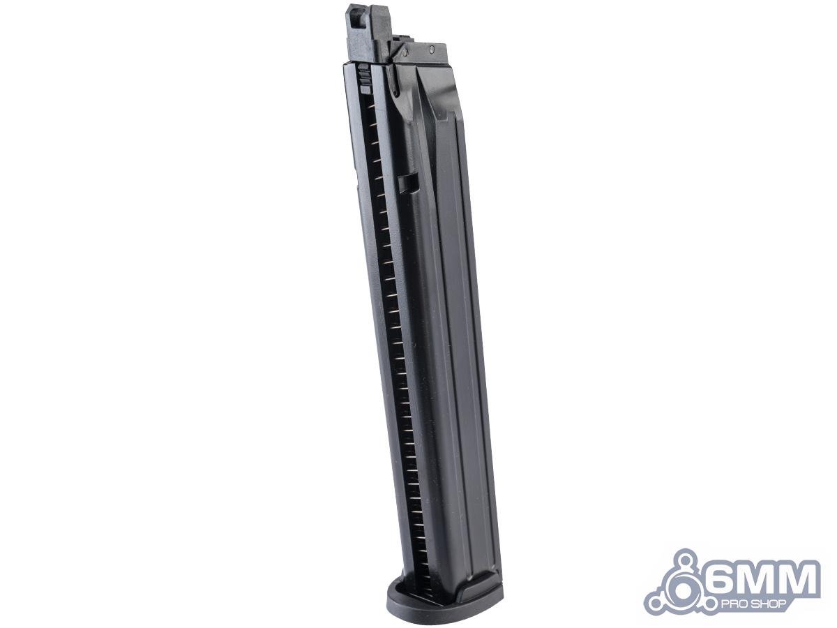 6mmProShop 50 Round Extended Magazine for Sig Sauer VFC P320 M17 Gas Blowback Airsoft Pistol (Model: Green Gas) image 0