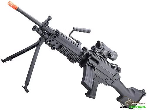 Cybergun FN Licensed M249 MINIMI "Featherweight" Airsoft Machine Gun - M249 E2