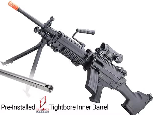 Cybergun FN Licensed M249 MINIMI "Featherweight" LMG - Performance Package