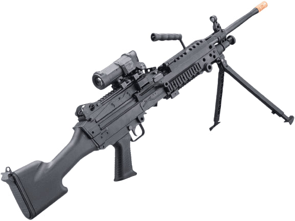 Cybergun FN Licensed M249 MINIMI "Featherweight" Airsoft Machine Gun (Model: M249 E2 / 400 FPS / Performance Package)