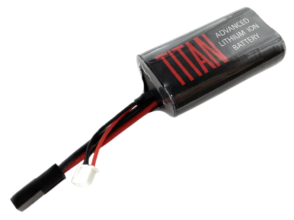 Titan Power 7.4v 3000mAh 16C Brick Type Li-Ion Battery (Connector: Small Tamiya) image 0