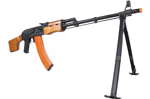 CYMA Standard RPK LMG Airsoft AEG Rifle w/ Steel Bipod and Real Wood Furniture (Package: Gun Only)