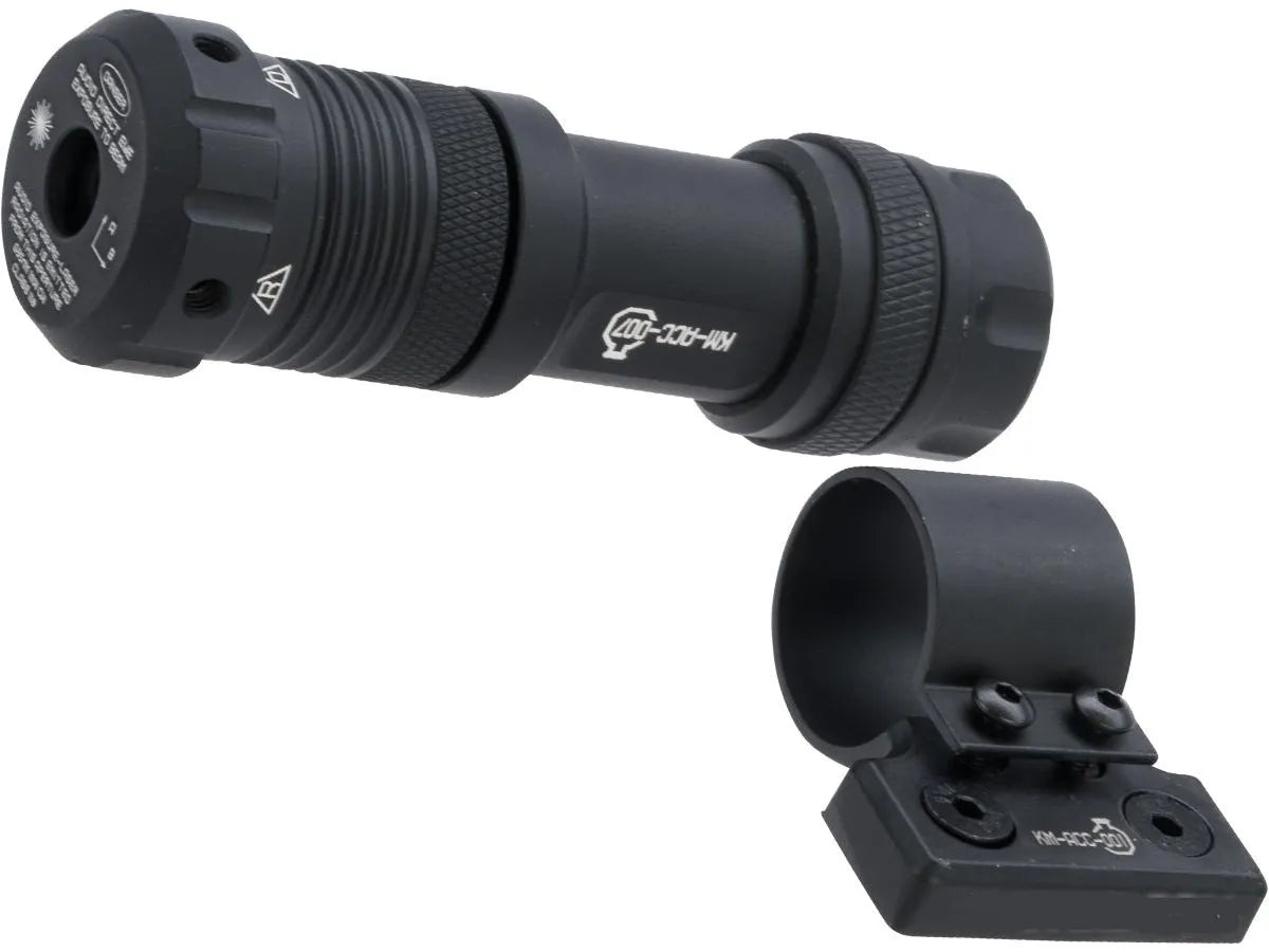 ARES Offset Flashlight / Laser Ring Mount for Rail Systems (Type: Laser / KeyMod)