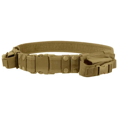 Condor Tactical Pistol Belt w/ Mag Pouches (Color: Coyote Brown)