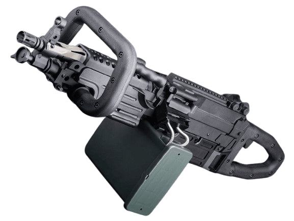 Mugen Fire Class I Custom ChainSAW Zombie Killer M249 Airsoft Machine Gun (Color: Black / Para)