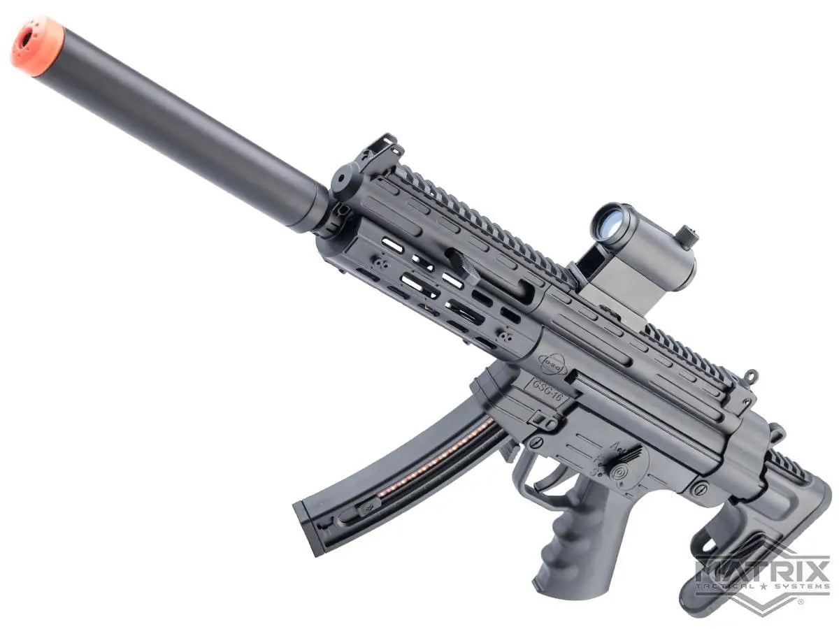 Matrix X CYMA GSG Licensed Tactical GSG-16 Airsoft AEG Sub Machinegun