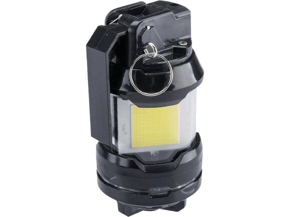 T238 Rechargeable Tactical Prop Electric Flashbang w/ Strobe and Alarm (Color: Black)