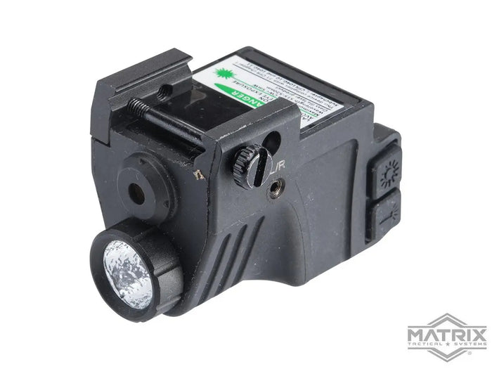 Matrix Rechargeable 550 Lumen Compact Weapon Light w/ Visible Laser Aiming Module (Model: Red Laser)