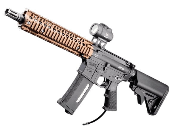 EMG Daniel Defense Licensed Special Edition MK18 MTW HPA Powered M4 Airsoft Rifle by Wolverine Airsoft (Model: Classic)