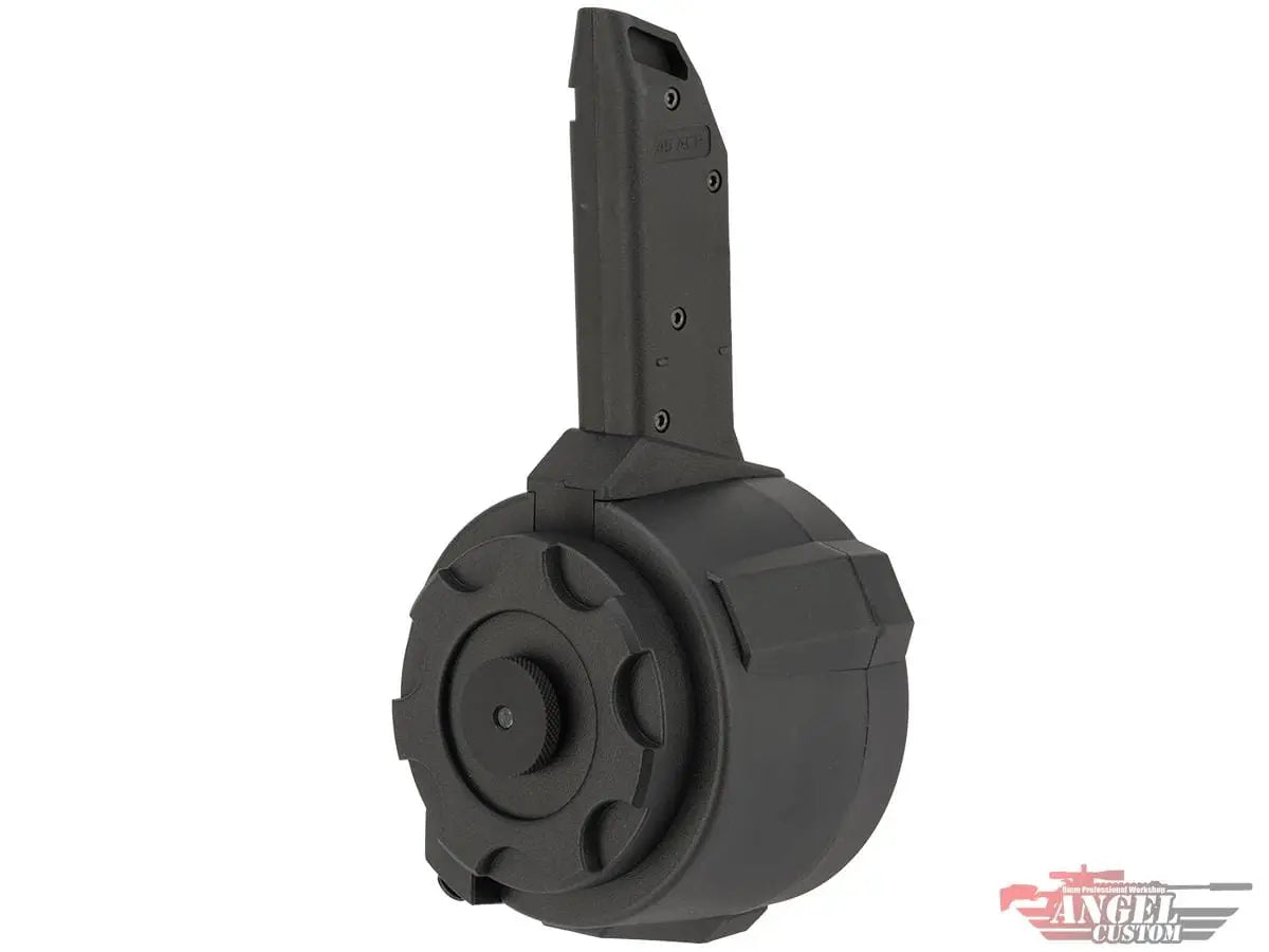Angel Custom 1500 Round Firestorm Airsoft AEG Drum Flashmag (Model: Vector Adapter / Black)