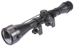 AIM Sports 6x40 Fixed Power Rifle Scope with Rings image 0