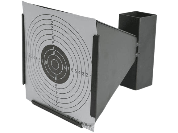 Matrix / Swiss Arms Hanging Trap Target with BB Collection Reservoir (Model: Hanging Target With Paper Targets)