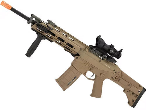 A&K Adaptive Combat Rifle Airsoft AEG Rifle (Color: Dark Earth / Full Size RIS)