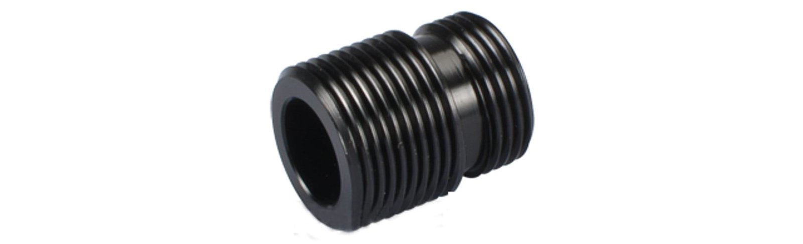 Matrix Aluminum 13mm Positive to 14mm Negative Airsoft Thread Adapter image 0