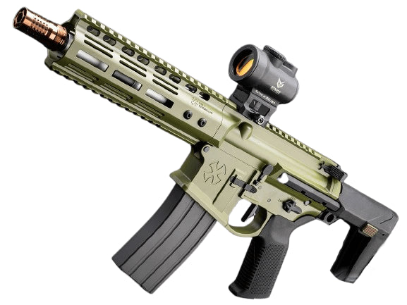 EMG Noveske Licensed Ghetto Blaster NHR-7 Airsoft Gas Blowback Rifle (Color: Bazooka Green / Gun Only)