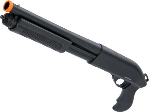 S&T M870 Type Full Metal Airsoft Training Shotgun (Version: Short-Barreled / Black / Polymer Grips)