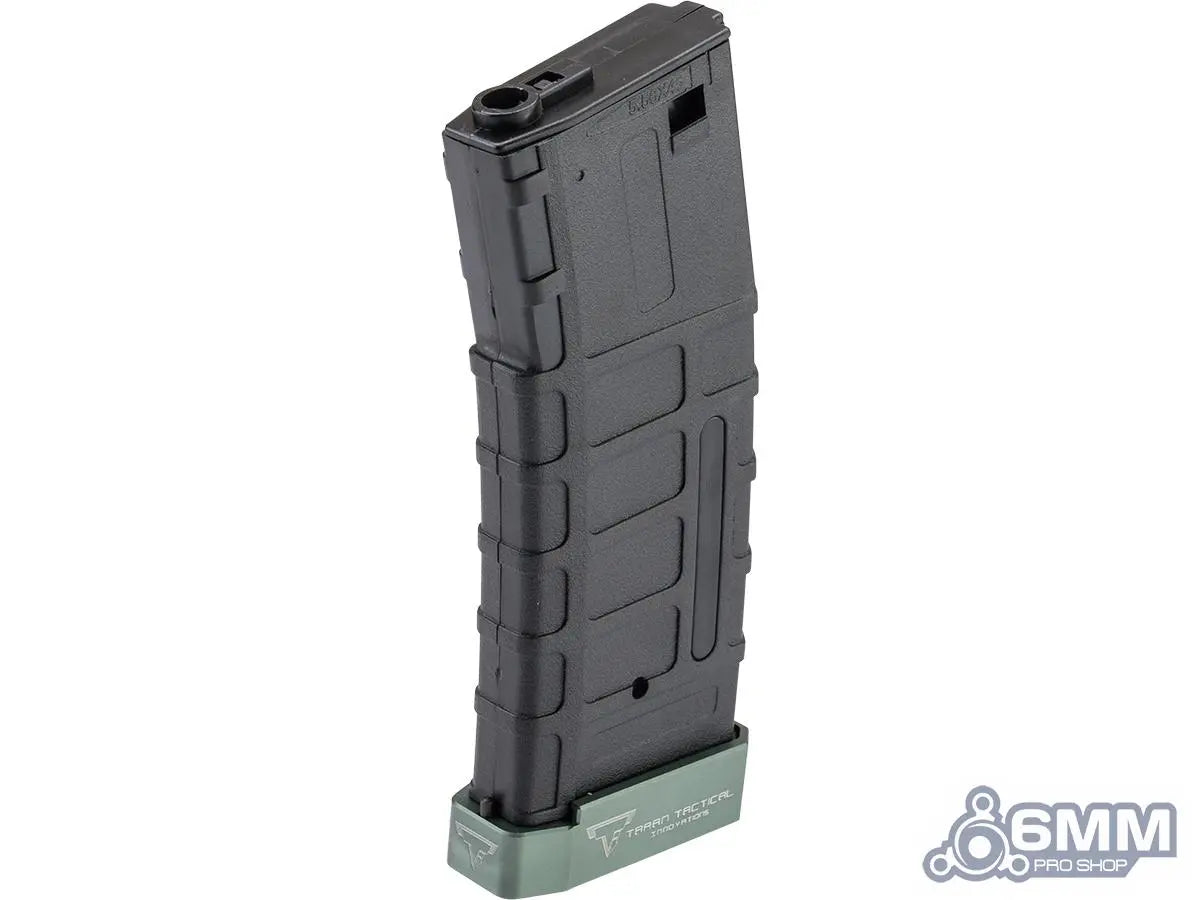 6mmProShop TTI Licensed 50rd Polymer Mid-Cap Magazine w/ Extended Baseplate for M4 Airsoft AEG Rifles (Color: OD Green)
